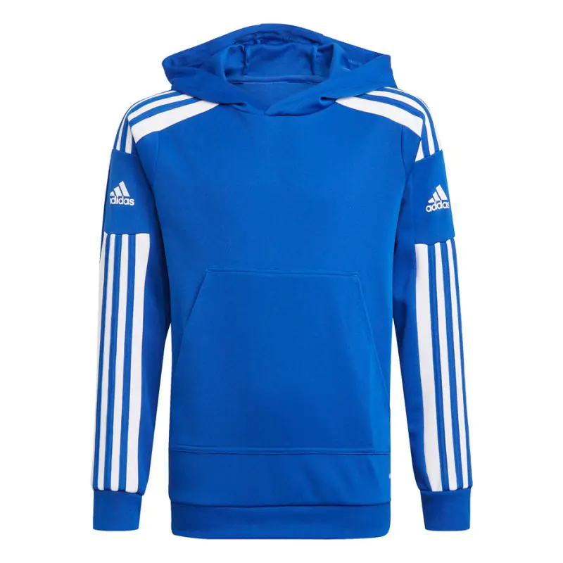 ⁨Bluza Adidas Squadra 21 Hoody Youth JR GP6434 (kolor Niebieski, rozmiar 140)⁩ w sklepie Wasserman.eu