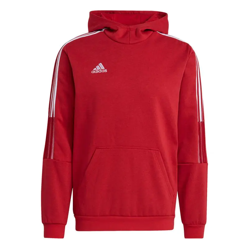 ⁨adidas Tiro 21 Men's Sweat Hoody Red GM7353⁩ at Wasserman.eu