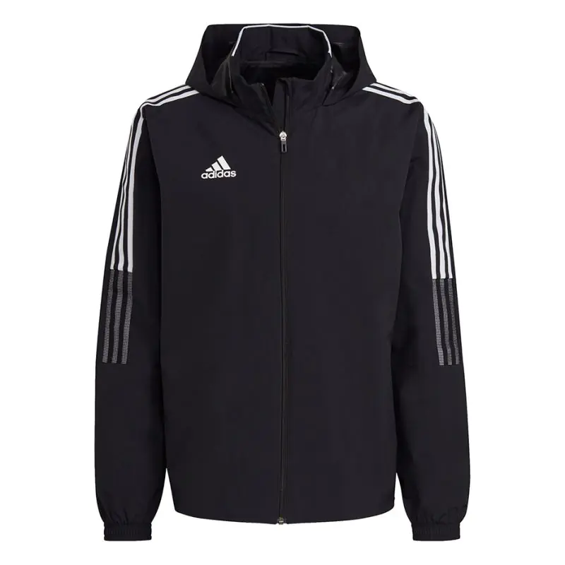 ⁨adidas Tiro 21 Allweather men's sweatshirt black GH4466⁩ at Wasserman.eu