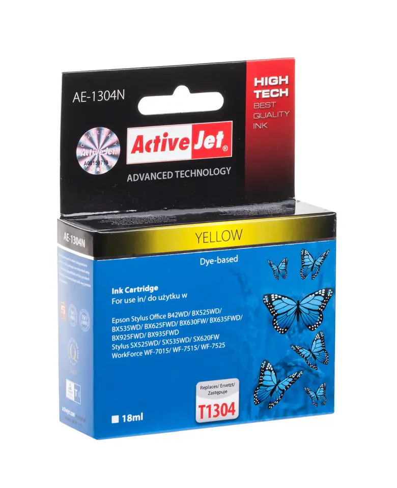 ACJ-AE-1304 Tusz Epson T1304 żółty SX620/BX42/BX935 w sklepie Wasserman.eu