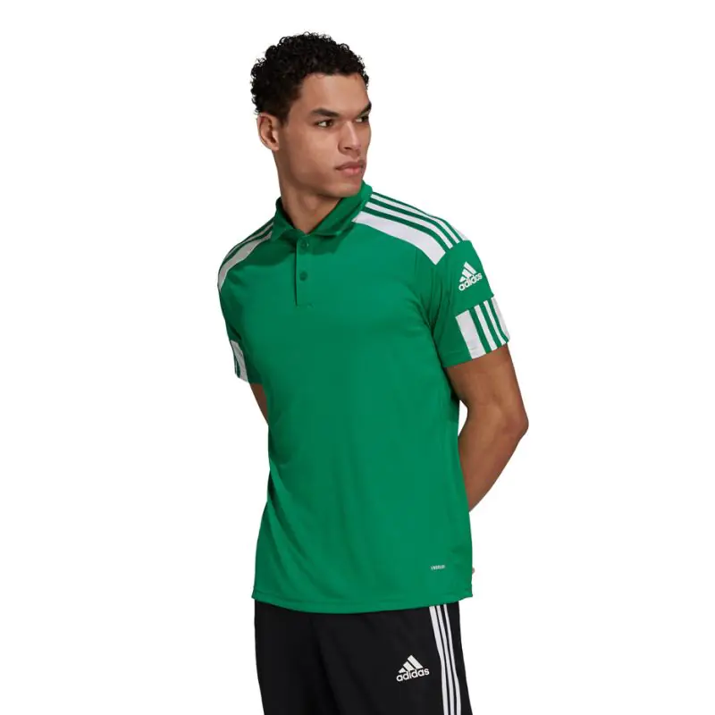 ⁨Koszulka adidas Squadra 21 Polo M GP6430 (kolor Zielony, rozmiar XS)⁩ w sklepie Wasserman.eu