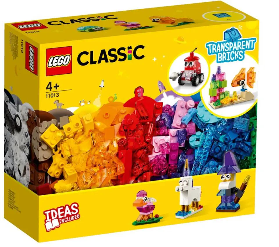 ⁨Classic Creative Transparent Bricks 11013⁩ at Wasserman.eu