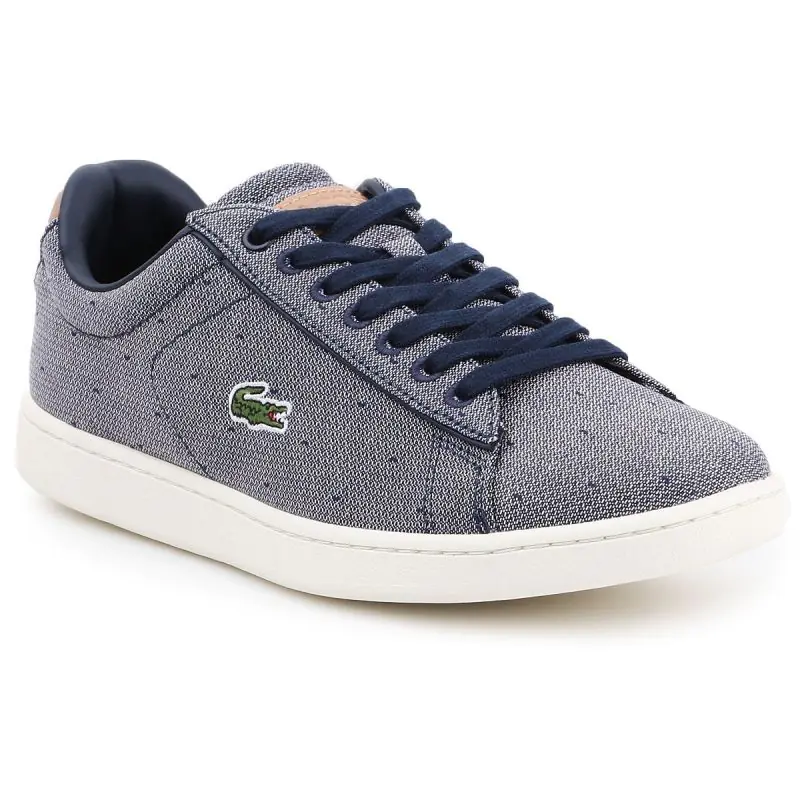 ⁨Buty lifestylowe Lacoste Carnaby Evo 218 3 Spw W 7-35SPW0018B98 (kolor Biały. Granatowy, rozmiar EU 40.5)⁩ w sklepie Wasserman.eu