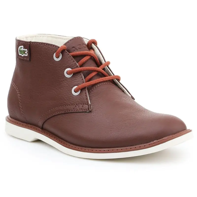 ⁨Buty Lacoste Sherbrook HI SB SPJ W 7-30SPJ101177T (kolor Brązowy, rozmiar EU 34.5)⁩ w sklepie Wasserman.eu