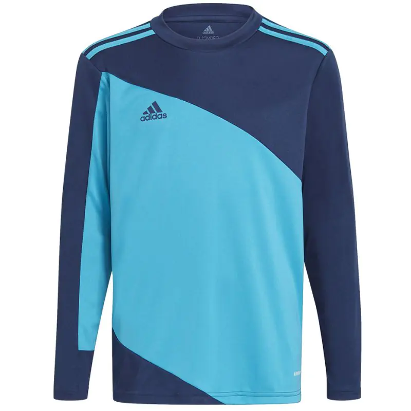 ⁨Bluza bramkarska adidas Squadra 21 GoalKeeper Jersey Youth Jr (kolor Granatowy. Niebieski, rozmiar 116cm)⁩ w sklepie Wasserman.eu