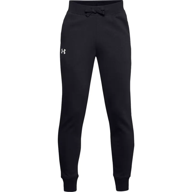 ⁨Spodnie Under Armour Y Rival Cotton Pants Jr 1357634 001 (kolor Czarny, rozmiar S)⁩ w sklepie Wasserman.eu