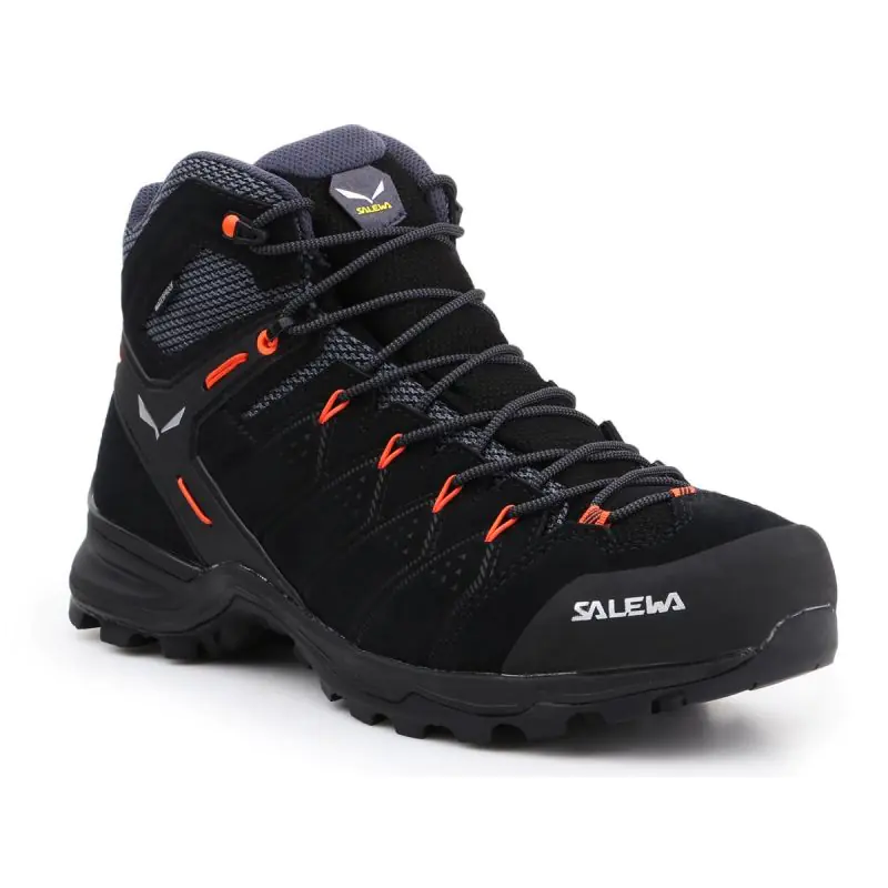 ⁨Boots alp mate mid wp-black out-fluo orange-uk 8,5 (42,5)⁩ at Wasserman.eu