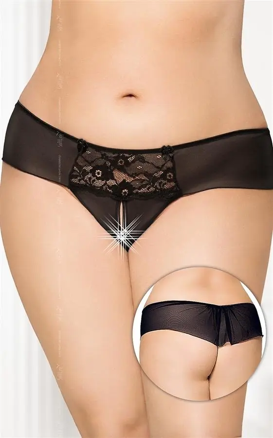 ⁨G-string 2433 czarny (kolor czarny, rozmiar 3XL)⁩ w sklepie Wasserman.eu