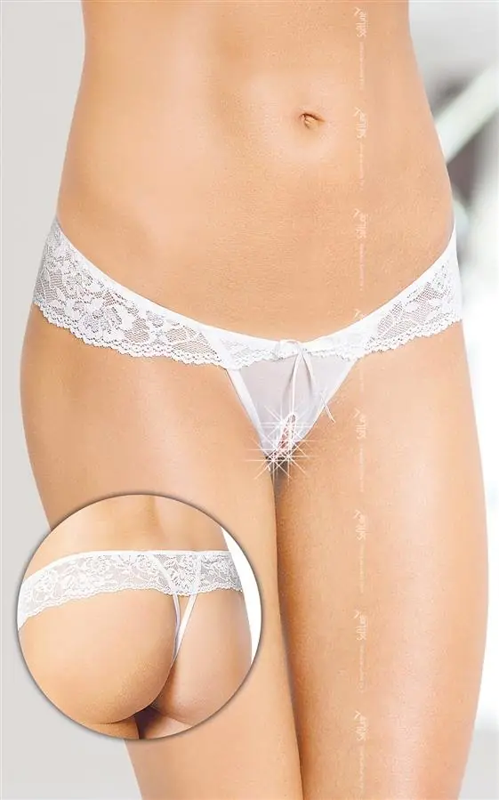 ⁨G-String 2443 white (White, Size M/L)⁩ at Wasserman.eu