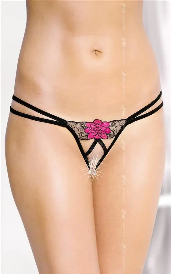 ⁨G-String 2448 czarny (kolor czarny, rozmiar S/L)⁩ w sklepie Wasserman.eu