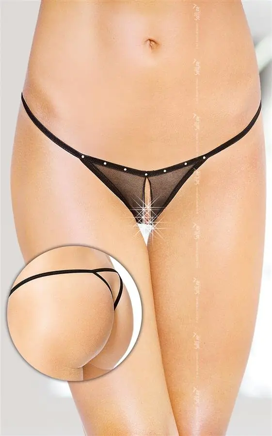 ⁨G-String 2460 czarny (kolor czarny, rozmiar S/L)⁩ w sklepie Wasserman.eu