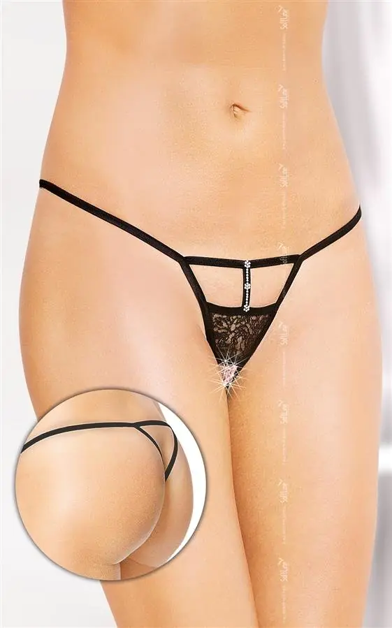 ⁨G-String 2461 czarny (kolor czarny, rozmiar S/L)⁩ w sklepie Wasserman.eu