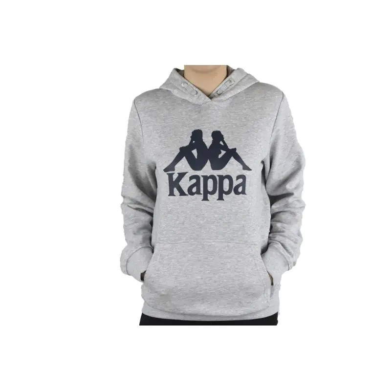 ⁨Bluza Kappa Taino Kids Hoodie Junior 705322J-18M (kolor Szary/Srebrny, rozmiar 128)⁩ w sklepie Wasserman.eu