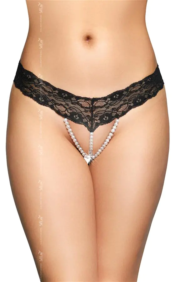 ⁨G-String 2491 czarny (kolor czarny, rozmiar M/L)⁩ w sklepie Wasserman.eu