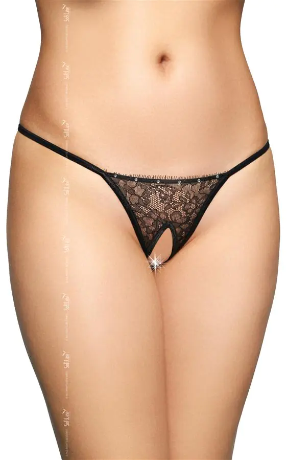 ⁨G-String 2499 black (Black, Size S-L)⁩ at Wasserman.eu