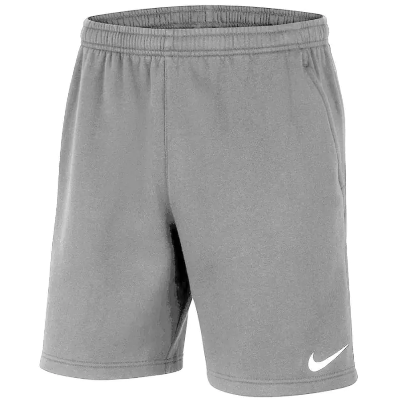 ⁨Spodenki Nike Park 20 Fleece Short M CW6910 063 (kolor Szary/Srebrny, rozmiar S)⁩ w sklepie Wasserman.eu