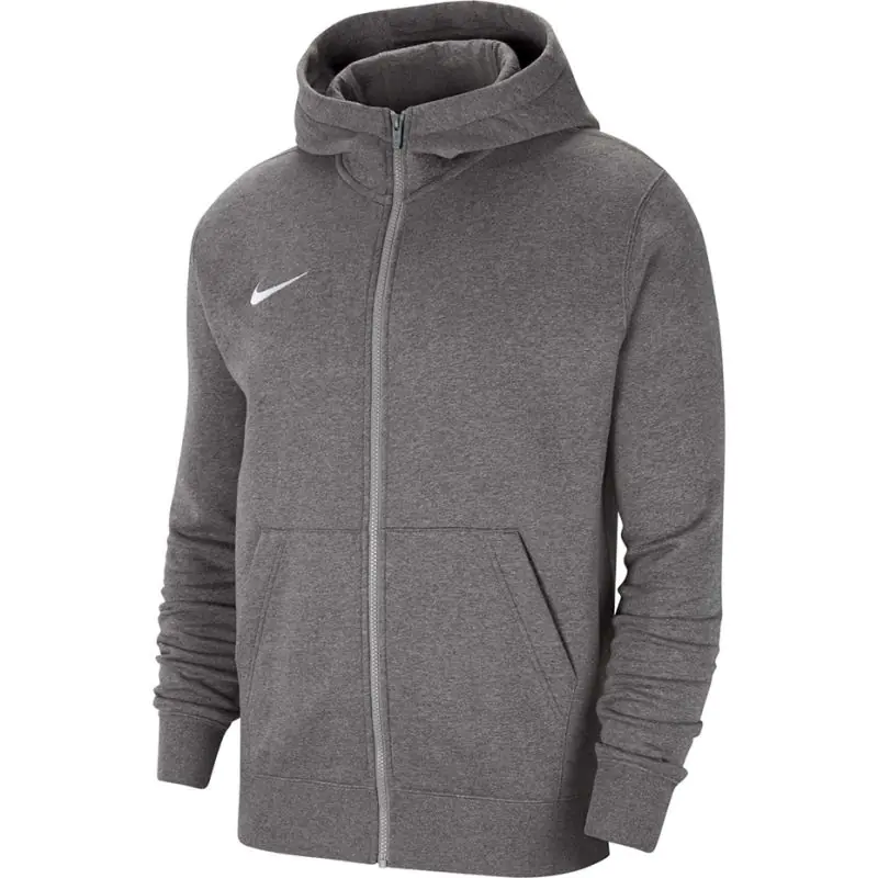 ⁨Bluza Nike Park 20 Fleece Full-Zip Hoodie Junior CW6891 (kolor Szary/Srebrny, rozmiar L)⁩ w sklepie Wasserman.eu