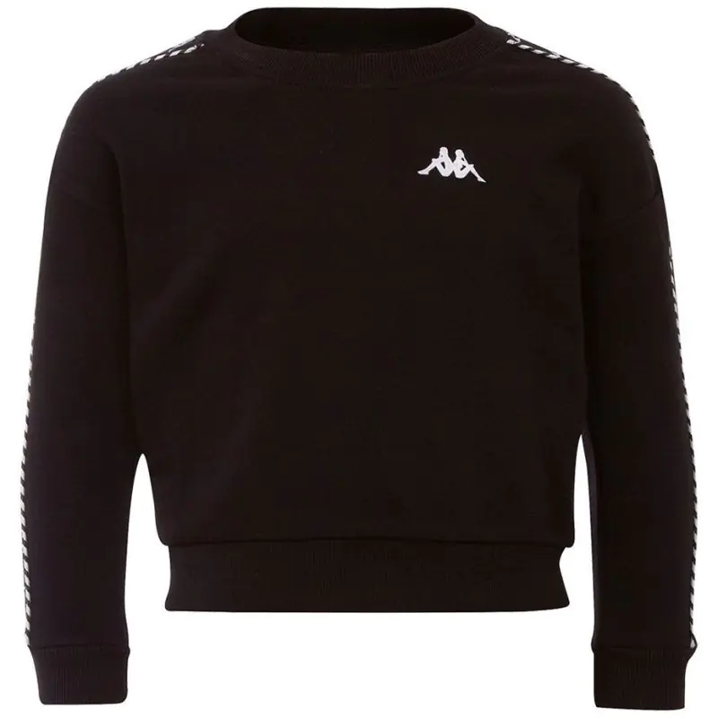⁨Kappa Ilary Sweatshirt Black 309068J 19-4006 134/140cm⁩ at Wasserman.eu
