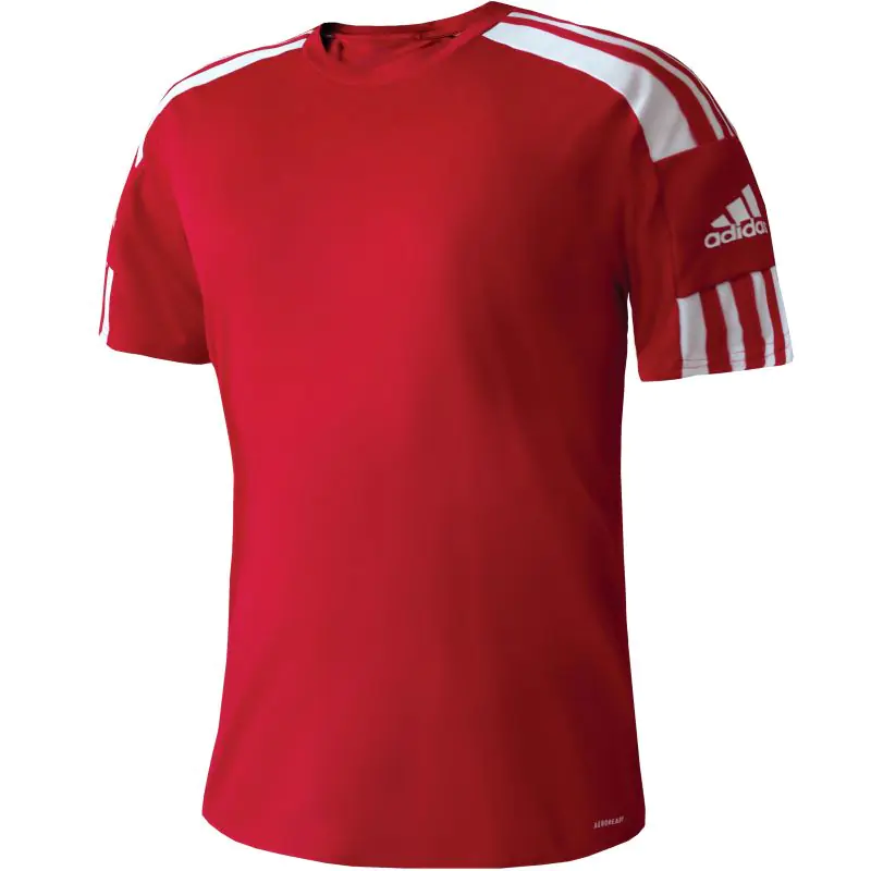 ⁨Koszulka adidas Squadra 21 Jr (kolor Czerwony, rozmiar 116)⁩ w sklepie Wasserman.eu