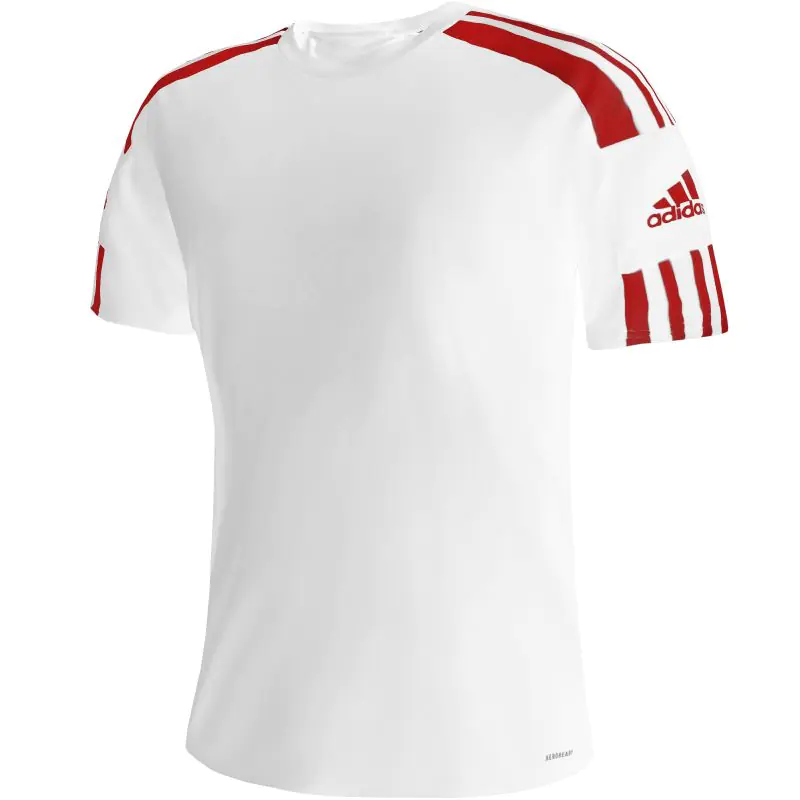 ⁨Koszulka adidas Squadra 21 Jr (kolor Biały, rozmiar 176)⁩ w sklepie Wasserman.eu