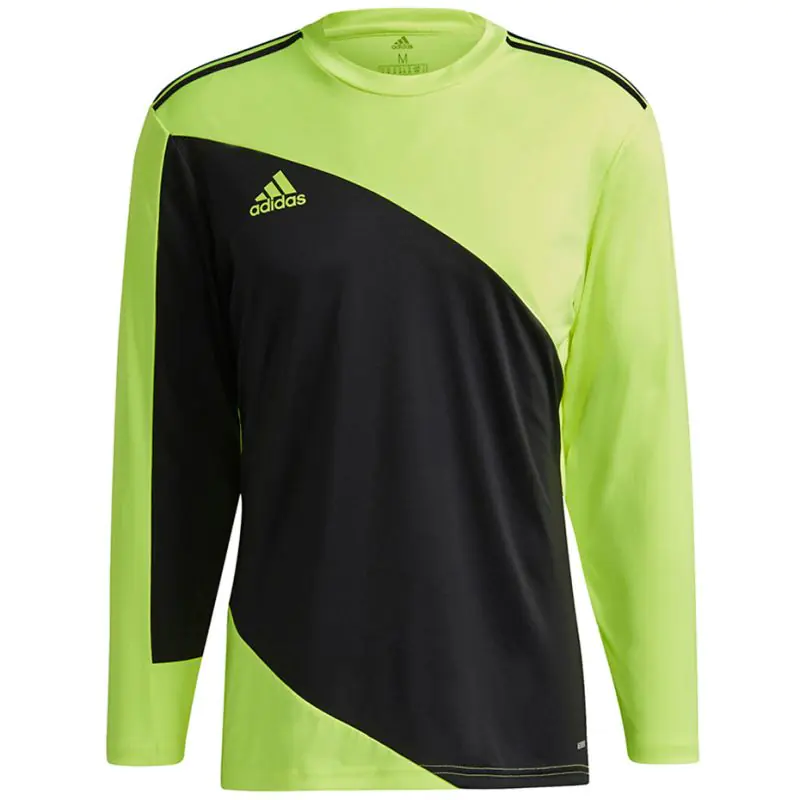 ⁨adidas Squadra 21 Goalkeeper Jersey Men's Goalkeeper Sweatshirt black-lime GN5795 S⁩ at Wasserman.eu