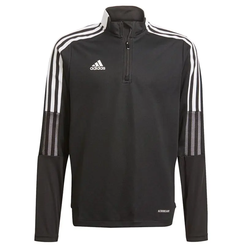 ⁨Bluza adidas Tiro 21 Training Top Youth Jr GM7325 (kolor Czarny, rozmiar 116cm)⁩ w sklepie Wasserman.eu