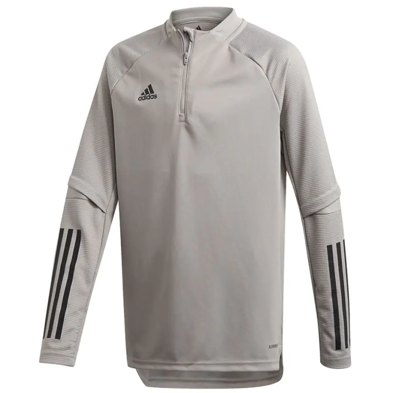 ⁨Bluza adidas Condivo 20 Training Top Youth Junior FS7122 (kolor Szary/Srebrny, rozmiar 176cm)⁩ w sklepie Wasserman.eu