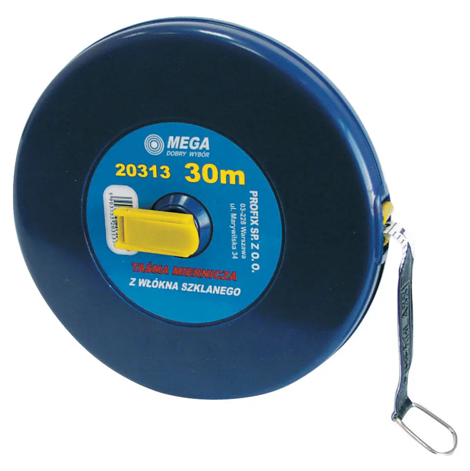 ⁨20313 Fiberglass Tape Measure 30m, Mega⁩ at Wasserman.eu