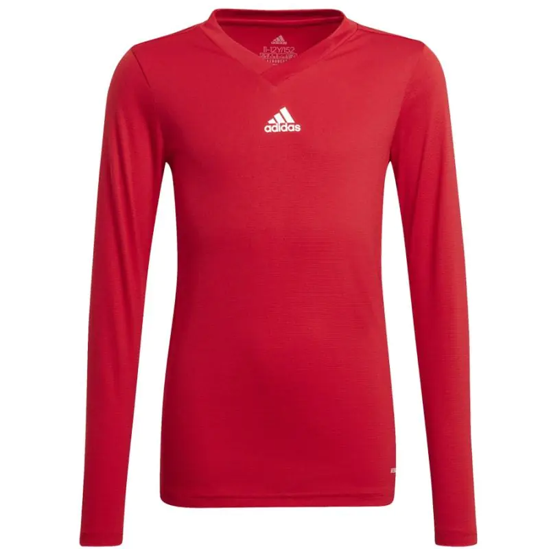 ⁨Koszulka adidas Team Base Tee Jr GN5711 (kolor Czerwony, rozmiar 116 cm)⁩ w sklepie Wasserman.eu