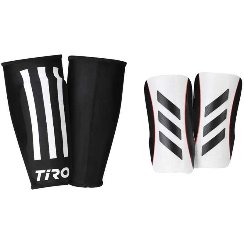⁨Nagolenniki adidas TIRO SG LGE Junior Jr GI7685 (kolor Biały, rozmiar L)⁩ w sklepie Wasserman.eu
