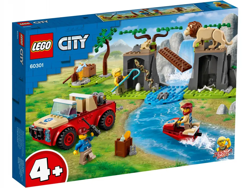 Klocki City 60301 Terenówka ratowników dzikich zwierząt w sklepie Wasserman.eu