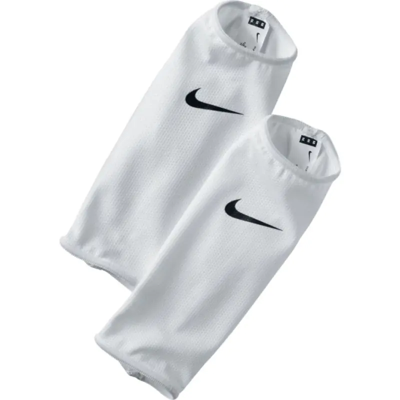 ⁨Rękawy do ochraniaczy piłkarskich Nike Guard Lock Sleeves SE0174 (kolor Biały, rozmiar L)⁩ w sklepie Wasserman.eu