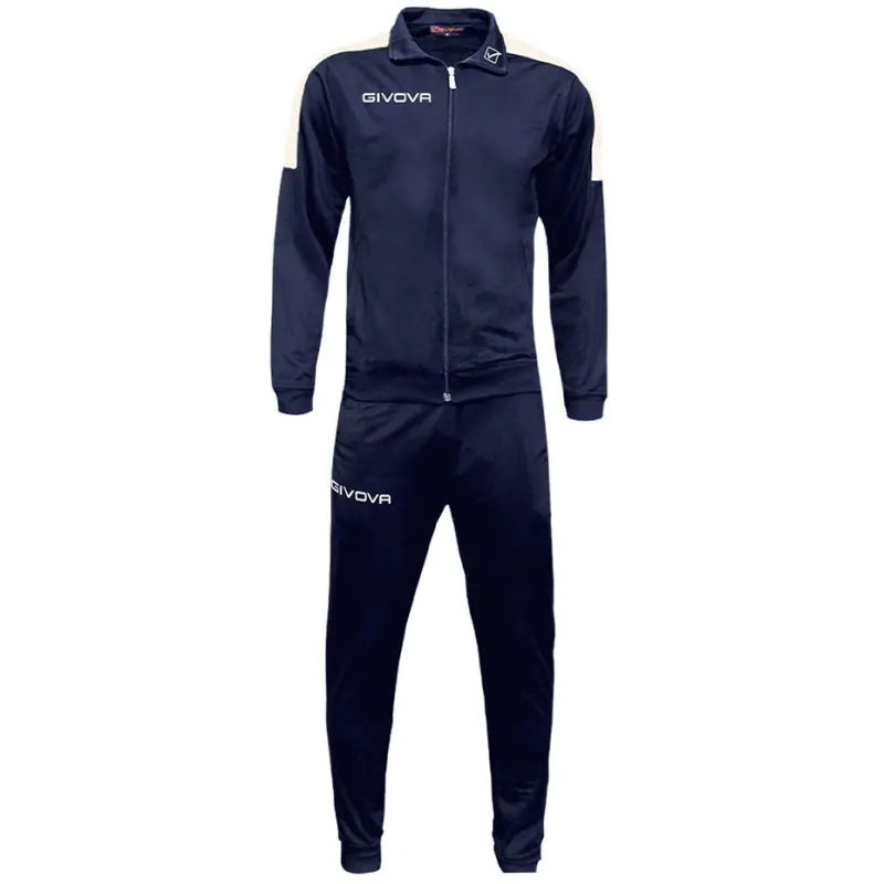 Dres Givova Tuta Revolution M TR033 (kolor Biały. Granatowy, rozmiar S) w sklepie Wasserman.eu