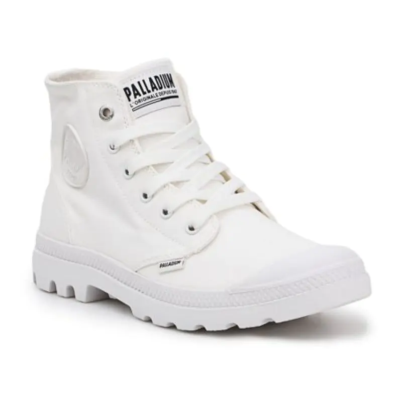 ⁨Buty Palladium Pampa HI Mono U 73089 (kolor Biały, rozmiar EU 38)⁩ w sklepie Wasserman.eu