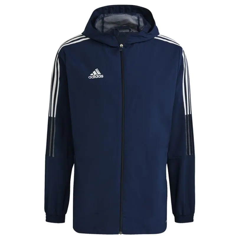 ⁨Kurtka adidas Tiro 21 Windbreaker M (kolor Granatowy, rozmiar S)⁩ w sklepie Wasserman.eu