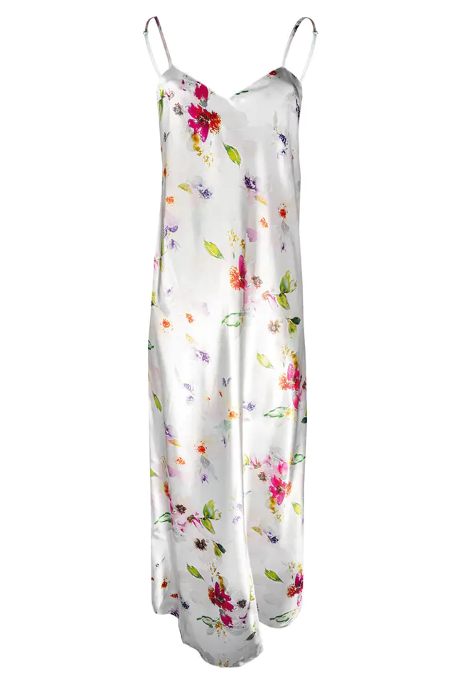 ⁨HALKA FLOWERS DK-HI SATYNA 010 (kolor wzór 10, rozmiar L)⁩ w sklepie Wasserman.eu