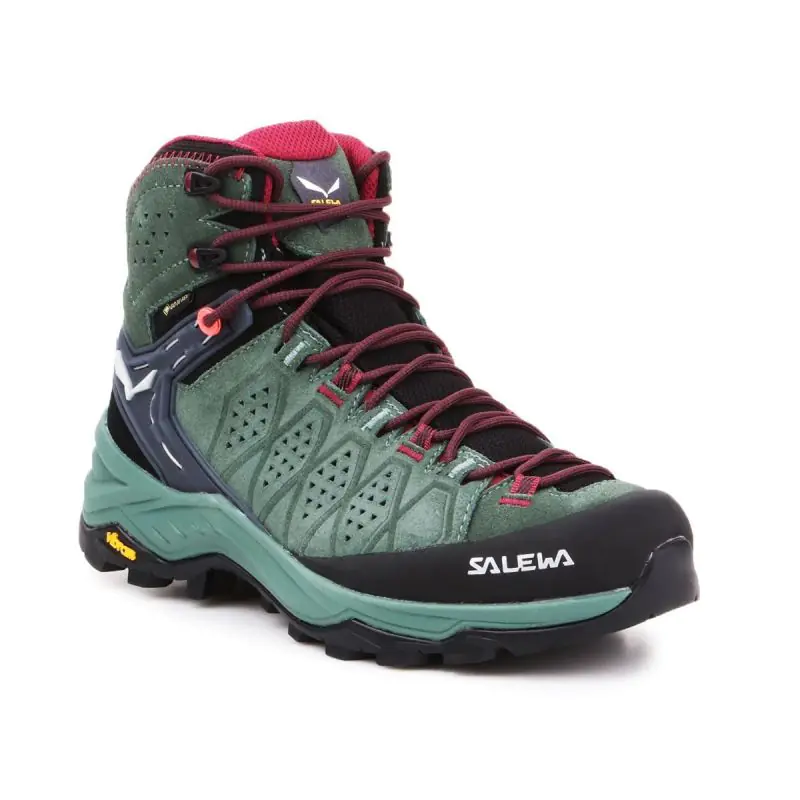 ⁨Buty trekkingowe Salewa WS Alp Trainer 2 Mid GTX W 61383 (kolor Niebieski, rozmiar EU 40.5)⁩ w sklepie Wasserman.eu