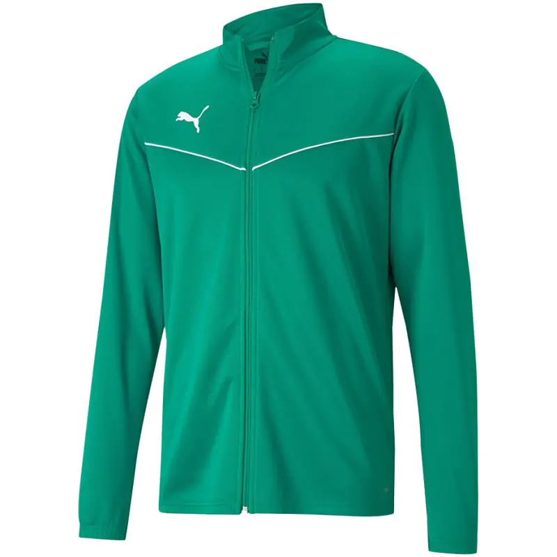 ⁨Bluza Puma teamRise Training Poly Jacket M 657392 (kolor Zielony, rozmiar 2XL)⁩ w sklepie Wasserman.eu