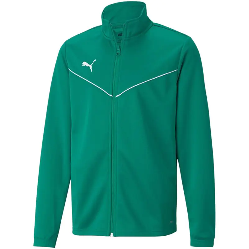 ⁨Puma teamRISE Training Poly Jacket Jr Sweatshirt green 657393 05 164cm⁩ at Wasserman.eu