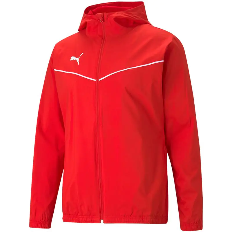 ⁨Puma teamRISE All Weather Jacket red 657396 01⁩ at Wasserman.eu