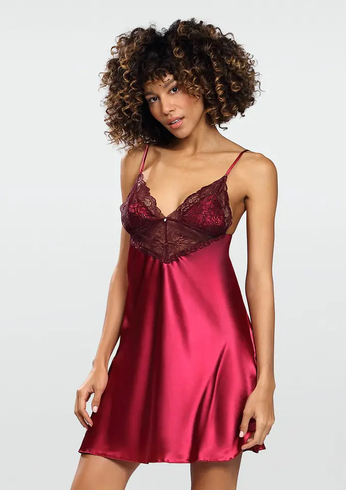 ⁨T-shirt Lyssa burgundy (size L)⁩ at Wasserman.eu