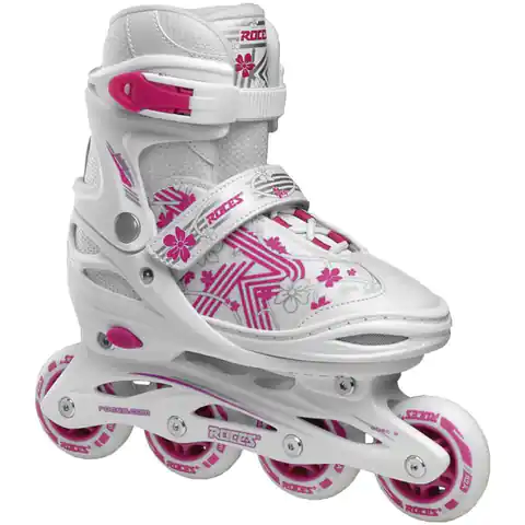 ⁨Roces Jokey 3.0 Girl White-Pink 400846 01 Inline Skates⁩ at Wasserman.eu