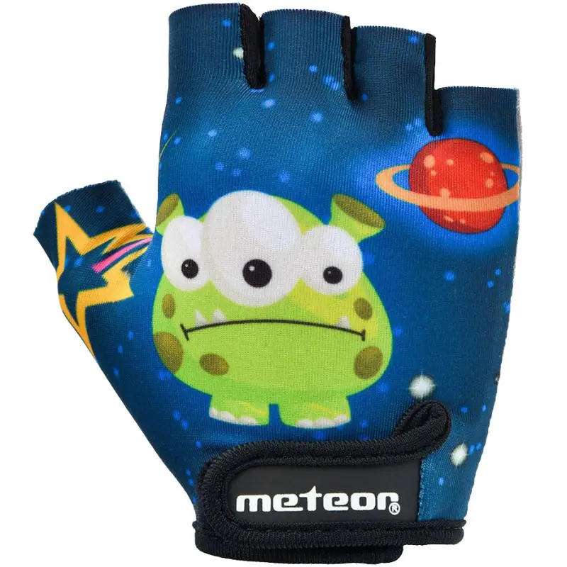 ⁨Rękawiczki rowerowe Meteor Cosmic Junior (kolor Wielokolorowy, rozmiar M)⁩ w sklepie Wasserman.eu