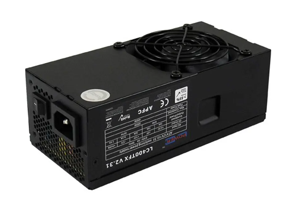 350W LC400TFX V2.31 85+ 80MM 2x PCI-e 4x SATA POWER SUPPLY at Wasserman.eu