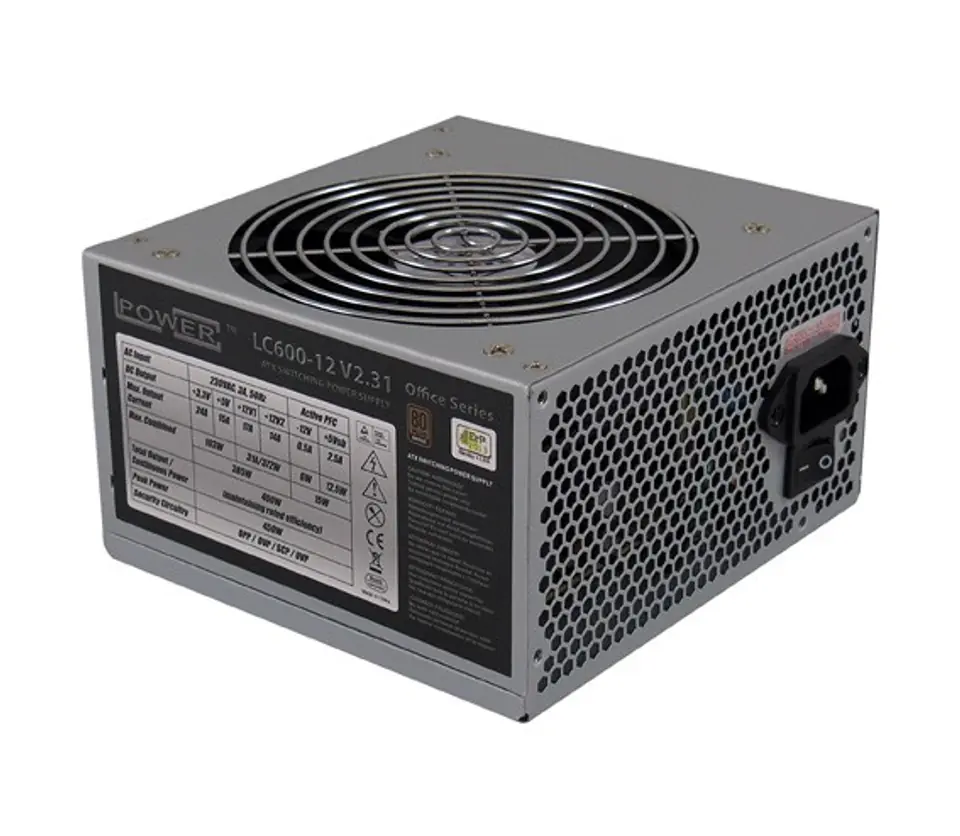 ⁨PSU 450W LC600-12 V2.31 80+ BROZNE⁩ at Wasserman.eu