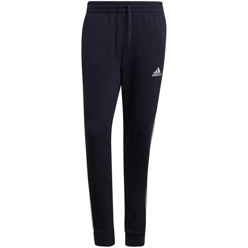 ⁨Spodnie adidas Essentials Fleece Tapered Cuff 3-Band M GK8823 (kolor Czarny, rozmiar S)⁩ w sklepie Wasserman.eu