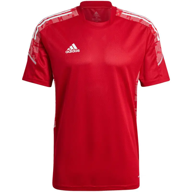 ⁨Koszulka męska adidas Condivo 21 Training Jersey Primeblue czerwona GH7166 M⁩ at Wasserman.eu