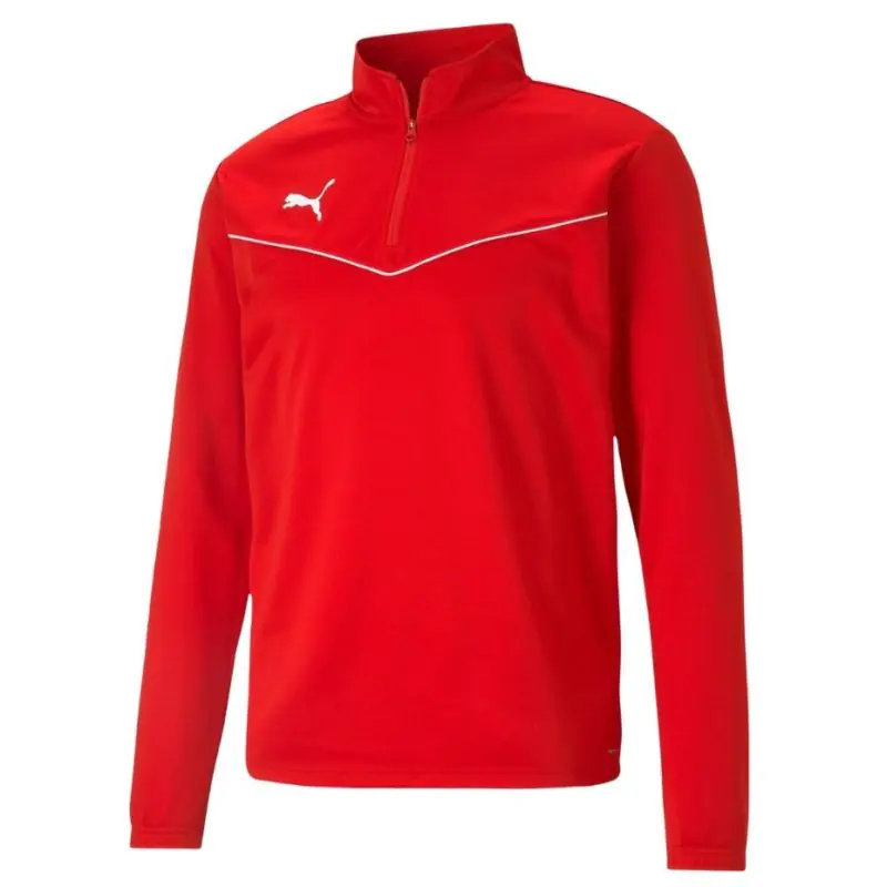 ⁨Bluza Puma teamRISE 1 4 Zip Top M 657394 (kolor Czerwony, rozmiar L)⁩ w sklepie Wasserman.eu