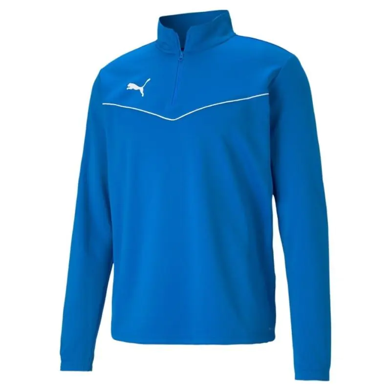 ⁨Puma teamRISE 1 4 Zip Top Men's Sweatshirt blue 657394 02 L⁩ at Wasserman.eu