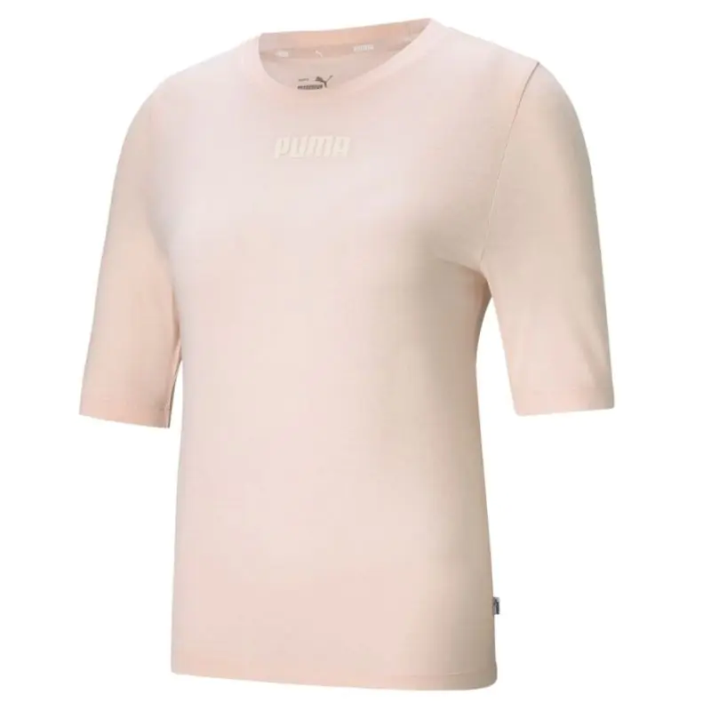 ⁨Koszulka Puma Modern Basics Tee Cloud W 585929 (kolor Różowy, rozmiar L)⁩ w sklepie Wasserman.eu